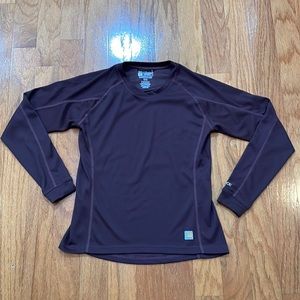 carhartt women's loose twill long sleeve jersey lined shirt